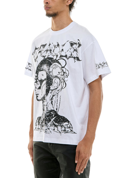 KNT015 White KDNK Graphic Tee
