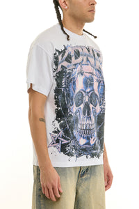 KNT085 White KDNK Graphic Tee