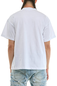 KNT108 White KDNK Graphic Tee