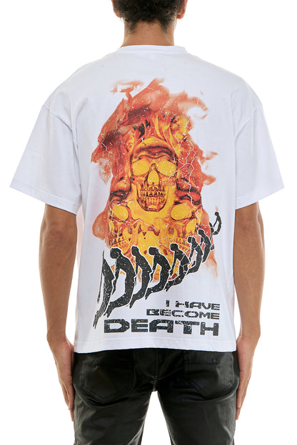 KNT022 White KDNK Graphic Tee