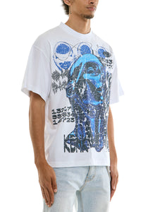 KNT035 White KDNK Graphic Tee