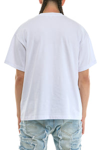 KNT114 White KDNK Graphic Tee
