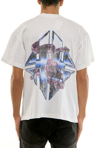 KNT064 White KDNK Graphic Tee