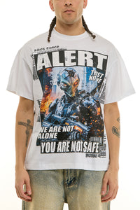 KNT098 White KDNK Graphic Tee
