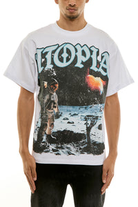 KNT079 White KDNK Graphic Tee