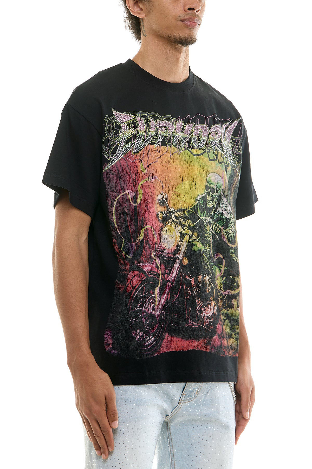 KNT060 Black KDNK Graphic Tee