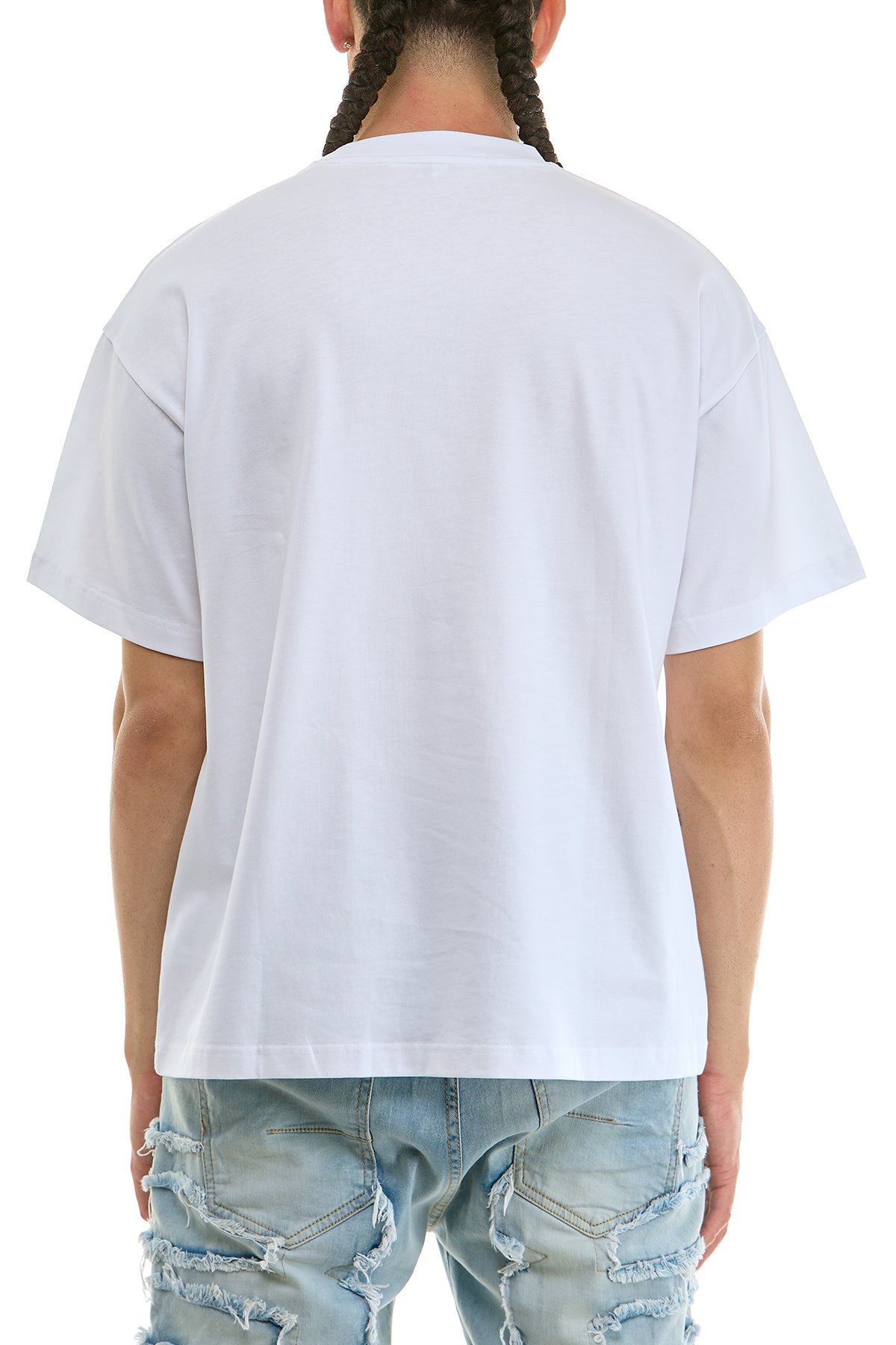 KNT105 White KDNK Graphic Tee
