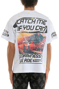KNT009 White KDNK Graphic Tee