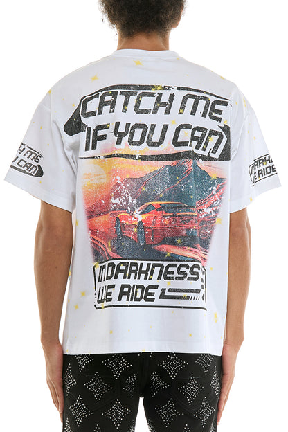 KNT009 White KDNK Graphic Tee