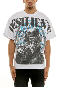 KNT057 White KDNK Graphic Tee