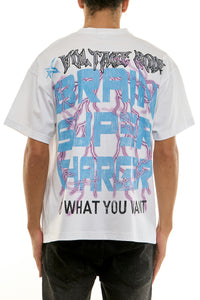 KNT070 White KDNK Graphic Tee