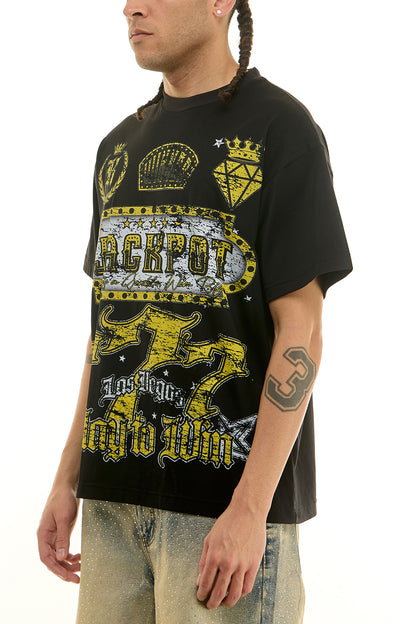 KNT100 Black KDNK Graphic Tee