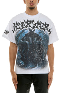 KNT030 White KDNK Graphic Tee