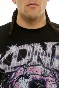 KNT085 Black KDNK Graphic Tee