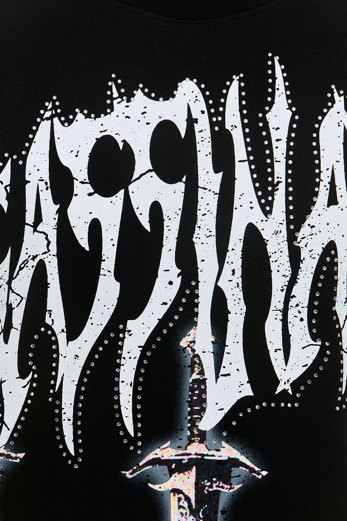 KNT027 Black KDNK Graphic Tee
