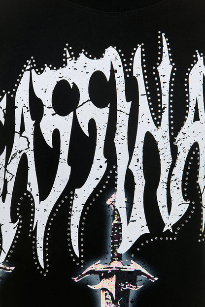 KNT027 Black KDNK Graphic Tee