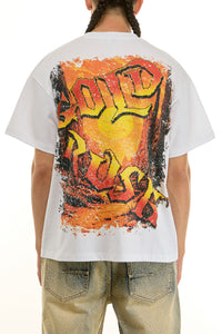 KNT095 White KDNK Graphic Tee
