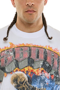 KNT116 White KDNK Graphic Tee