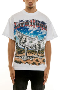 KNT087 White KDNK Graphic Tee
