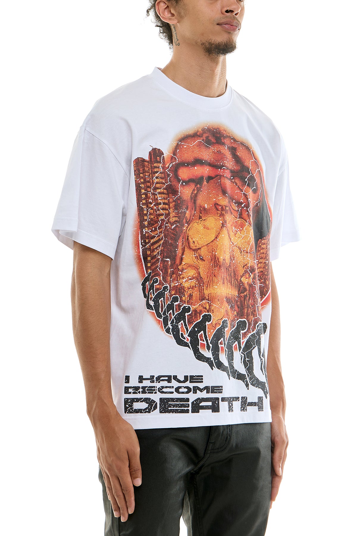 KNT022 White KDNK Graphic Tee