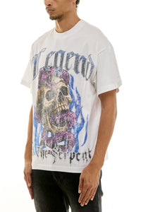 KNT064 White KDNK Graphic Tee