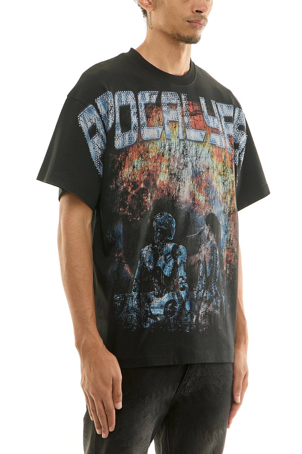 KNT061 Black KDNK Graphic Tee