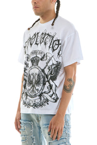 KNT124 White KDNK Graphic Tee