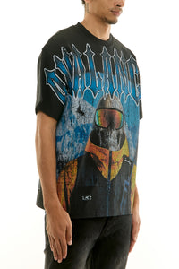 KNT082 Black KDNK Graphic Tee