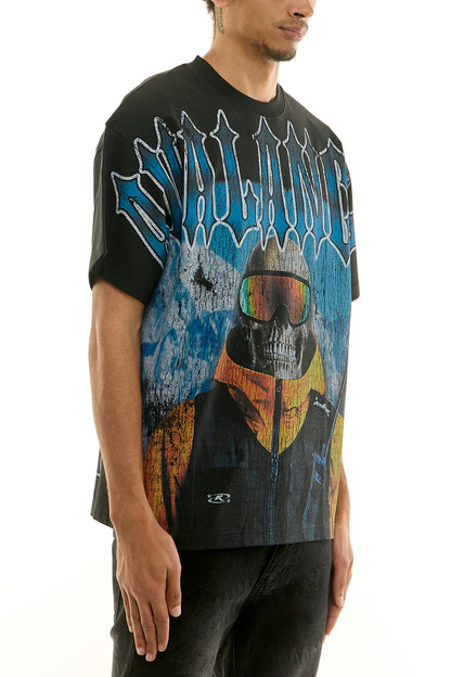 KNT082 Black KDNK Graphic Tee