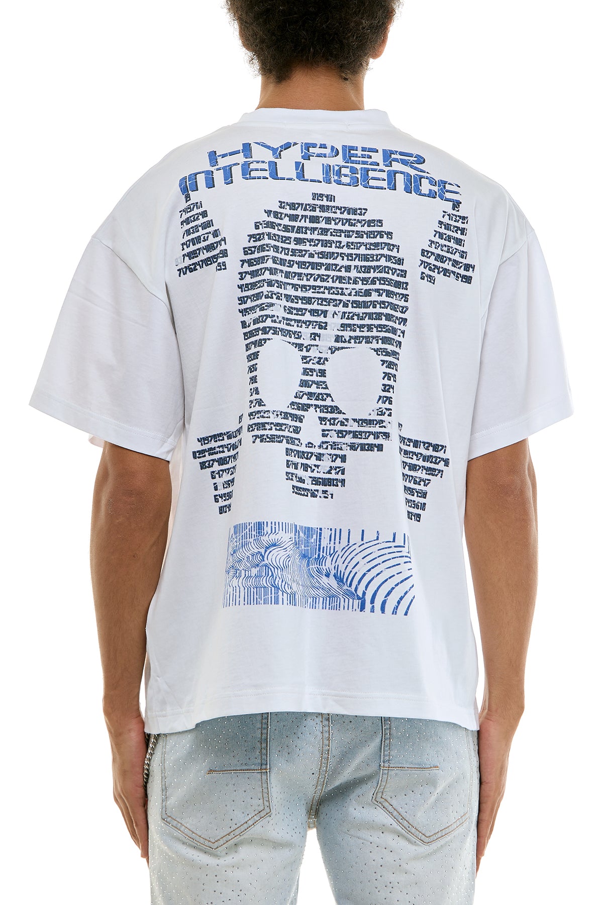 KNT035 White KDNK Graphic Tee