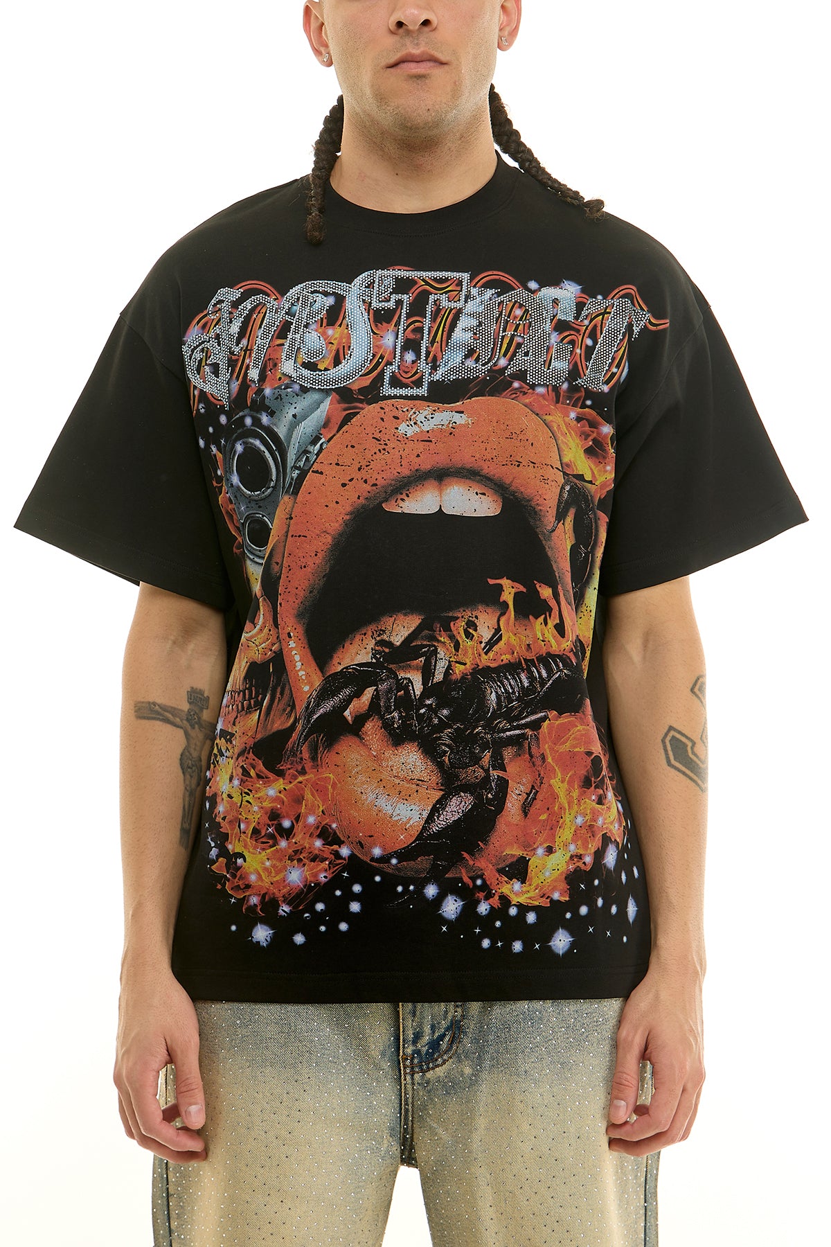 KNT097 Black KDNK Graphic Tee