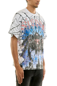 KNT068 White KDNK Graphic Tee