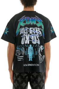 KNT010 Black KDNK Graphic Tee