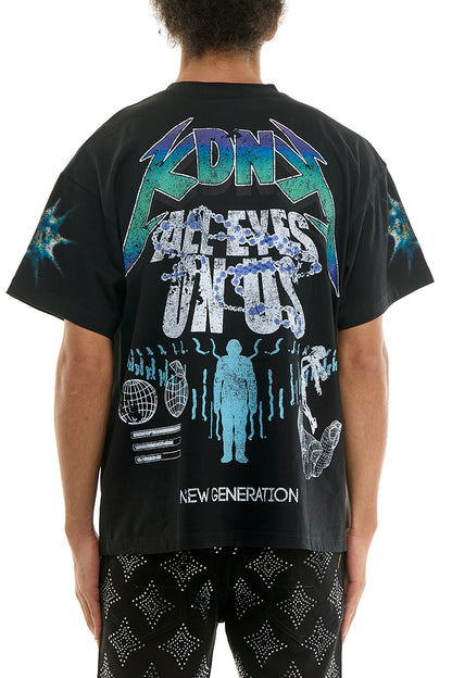 KNT010 Black KDNK Graphic Tee